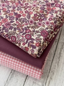 Cupon 97cm - Bumbac imprimat - Violet Meadow - Img 4