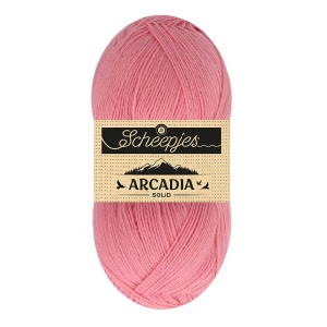 Fir din lana pentru sosete - Scheepjes Arcadia Solid - Coral 806