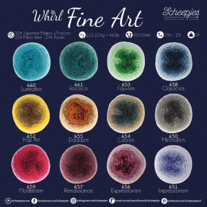 Fir in degrade Scheepjes Whirl Fine Art - Expressionism - 220 g - Img 2
