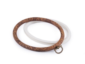 Gherghef oval pentru broderie - 11 x 13.5 cm - Img 3