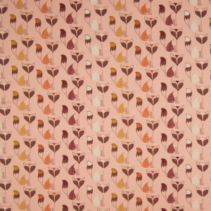 Jerse Bumbac imprimat - Fox Dusty Pink