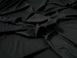 Jerse uni subtire Modal Tencel - Black - Img 3