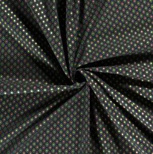 Material bumbac - Christmas Graphics Green - Img 3