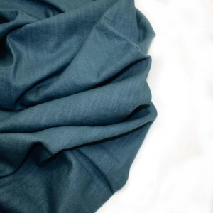 Material In - Linen Washed - Lagoon Blue - cupon 35cm