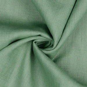 Material In - Linen Washed - Old Green - cupon 25cm - Img 1