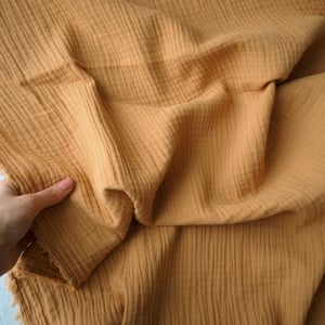 Muselina Uni - Camel - Img 1