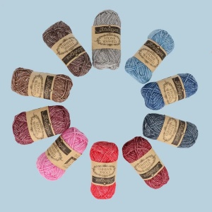 Pachet 10 sculuri x 25 gr - Scheepjes Stone Washed - Aura