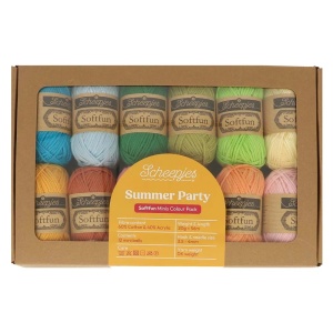 Pachet 12 sculuri x 20 gr - Scheepjes Softfun - Summer Party - Img 2