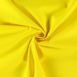 Poplin bumbac uni - Lemon - Img 1