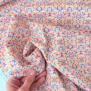 Poplin imprimat digital - Mozaic