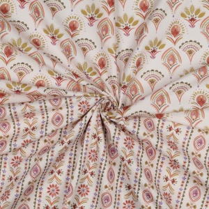 Poplin premium digital - Marrakech Stripe Cream - Img 2