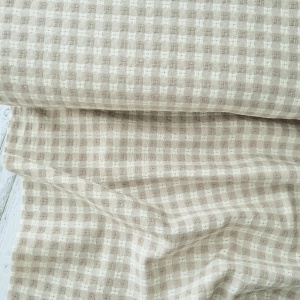 Tesatura bumbac Jacquard- Vichy Checks Sand - Img 3