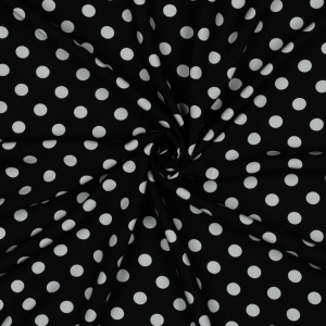 Vascoza Imprimata digital- Polka Dots Black - Img 2