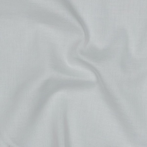Batist - Voal de bumbac uni organic GOTS - White