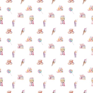 Bumbac imprimat digital - Summer Sweets