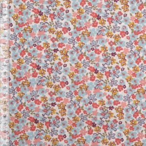 Bumbac imprimat - Joanna blue-rose