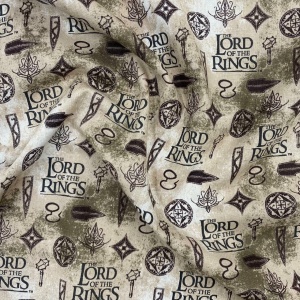 Bumbac Imprimat - Lord of the Rings Logo