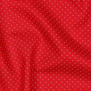 Bumbac imprimat - Petit Dot Red