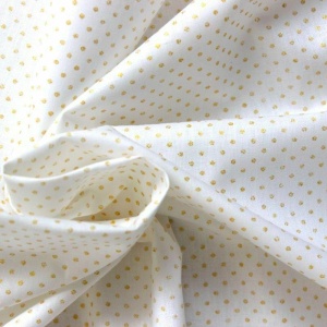Bumbac imprimat - Pois Gold