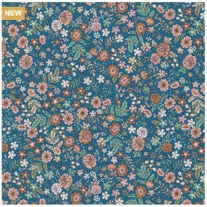 Bumbac imprimat - Vitage Garden Blue