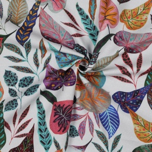 Canvas imprimat digital - Leaves Linen - cupon 75cm - Img 5
