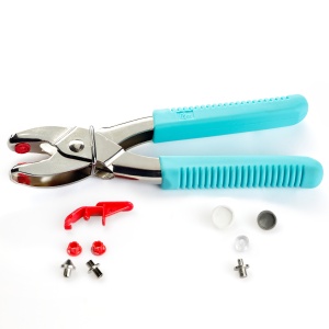 Cleste pentru atasat capse, nasturi denim si riveti - Vario Prym Love - Mint - Img 1