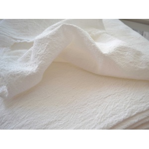 Cupon 34 cm - Panza topita - Catrina Bumbac Alb - Img 2