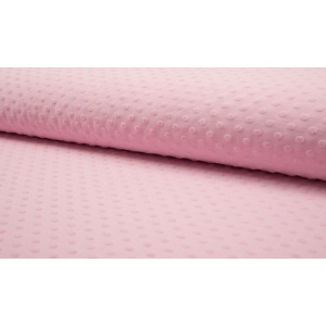 Cupon 45cm - Jerse bumbac cu buline - Dotty Rose - Img 2