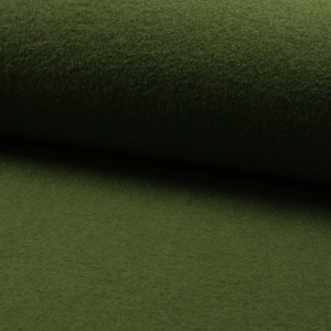 Cupon 50cm - Tesatura din lana fiarta - Olive