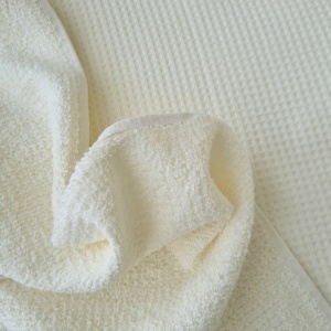 Cupon 65 cm - Tesatura prosop Waffle Terry - Ecru - Img 2