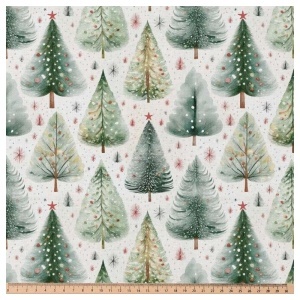 Cupon 70 cm - Bumbac imprimat digital - Forest of Joy - Img 3