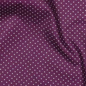 Cupon 70 cm - Bumbac imprimat - Petit Dots Purple