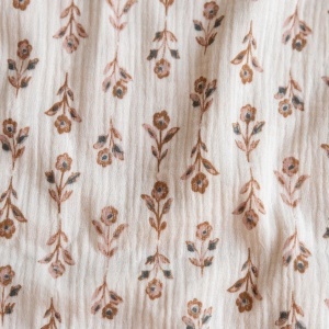 Cupon 70 cm - Muselina imprimata - Rustic Blooms