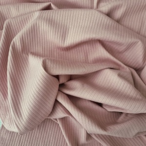 Cupon 95 cm - Jerse elastic Rib Mandy - Dusty Pink [K47010-130]
