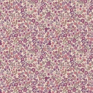 Cupon 97cm - Bumbac imprimat - Violet Meadow
