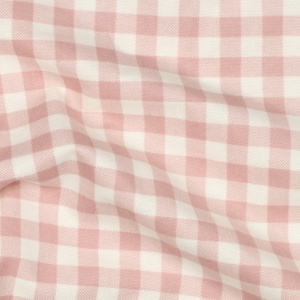 Finet de bumbac in carouri - Gingham Light Pink