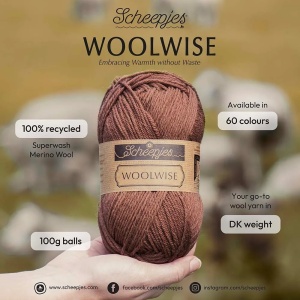 Fir din lana merino reciclata - Woolwise 100g - Greige Tan 708 - Img 6