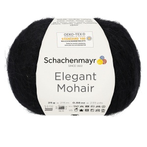 Fir Elegant Mohair - Black 00099 - Img 1