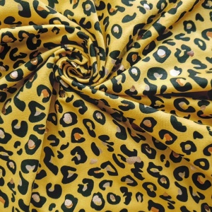 Jerse Bumbac imprimat - Animal Print Foil KC2127-083