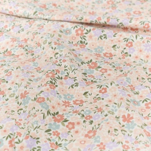 Jerse Bumbac imprimat cu flori pastel