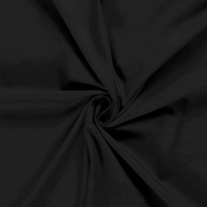 Jerse bumbac uni - Black