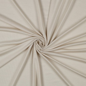 Jerse uni subtire Modal Tencel - Beige - Img 2