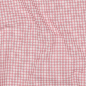 Material bumbac tesut yarn dyed - Vichy Old Rose 2.7mm