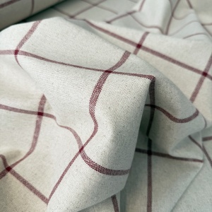 Material home decor extralat - Tenerife Checks Natural