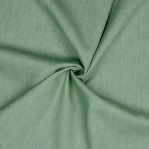 Material In - Linen Washed - Old Green - cupon 25cm - Img 2