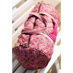 Material matlasat din voal de bumbac - Patchwork Pink - Img 6