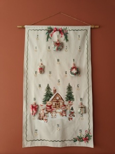 Material panou textil din canvas - Advent Calendar Natural - Img 4