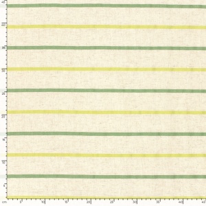 Material tesut din in si vascoza- Linen Stripe Lime green - Img 5