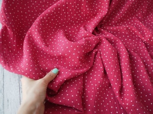 Muselina imprimata - Little Dots Fuchsia - Img 3
