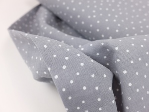 Muselina imprimata - Little Dots Grey - Img 3